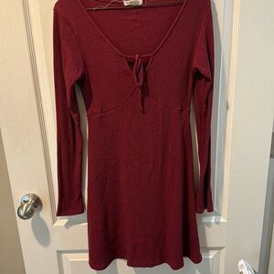 Lightweight sweater dress